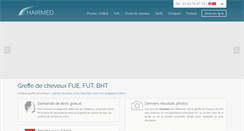 Desktop Screenshot of greffe-cheveux.fr